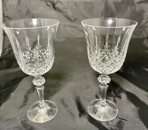 Bohemia Crystal "Marquis" Glasses, 7 1/2" Set of 2
